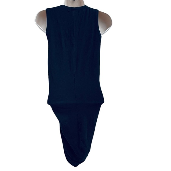 ATHLETA Stella Black Cotton Dress Bodycon style 798372 Rtl $89 sz xxsm (7014) - Picture 9 of 12